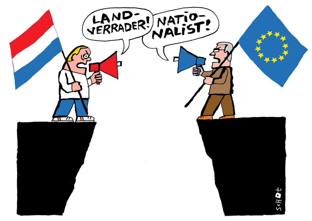 Affectieve polarisatie ter illustratie